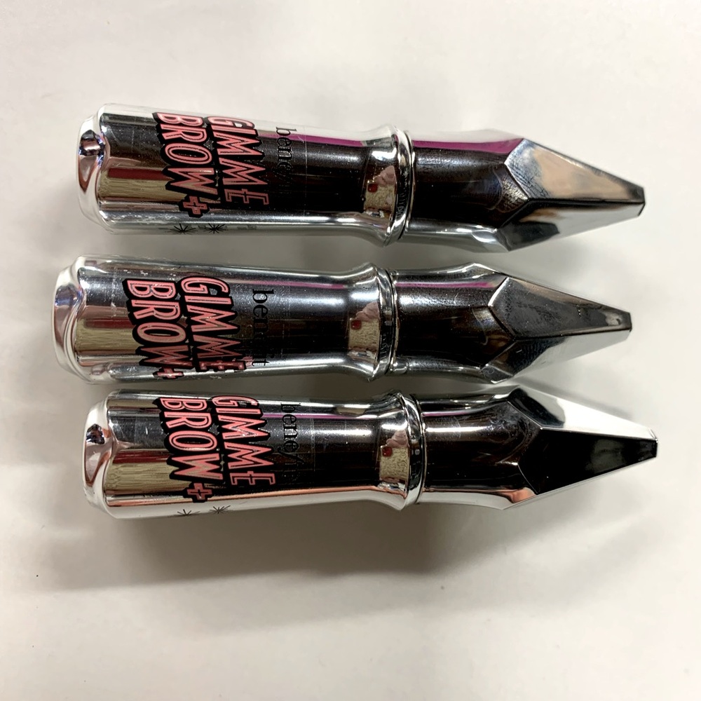 3 Units Benefit Brow Volumizing Fiber Gel #5 Black/Brown .10 oz